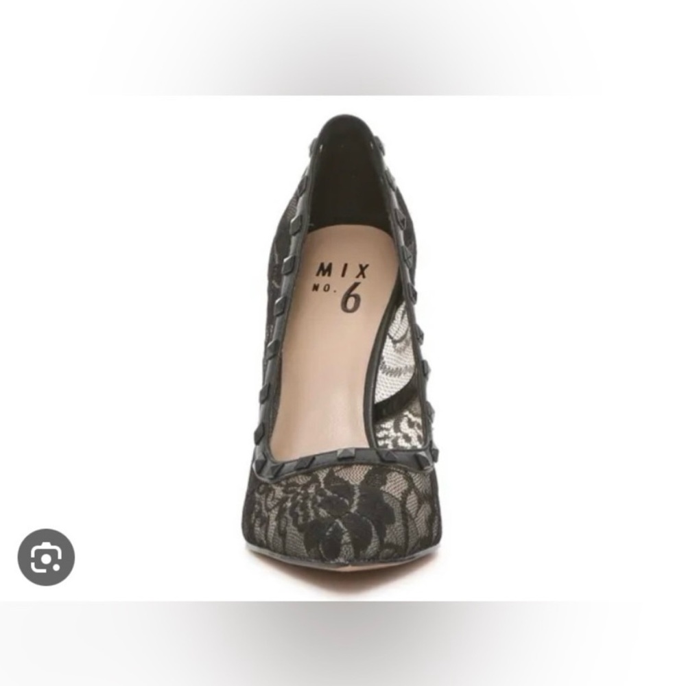 Mix No. 6 Black Lace Heels